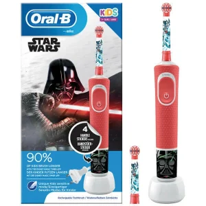 garantie de qualité Vente flash 🎁 Oral-B Vitality 100 Kids Plus Star Wars – Brosse à Dents électrique ✨ 9