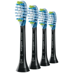 fashioniable Offres 👍 Philips Brosses De Remplacement C3 Premium Plaque Defence HX9044/33, 4 Pièces – Accessoires Soins Dentaires 🎉 7