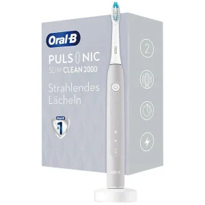 Budget ⭐ Oral-B Pulsonic Slim Clean 2000 Grey – Brosse à Dents à Ultrasons 🛒 SOLDES TOUT À 7