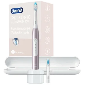 magasin paris Sortie 🔔 Oral-B Pulsonic Slim Luxe 4500 Rosegold – Brosse à Dents à Ultrasons ❤️ 6