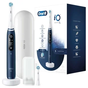 prix pas cher Meilleur prix 🔥 Oral-B IO 7 + Sensitive Bleu – Brosse à Dents électrique 🌟 6