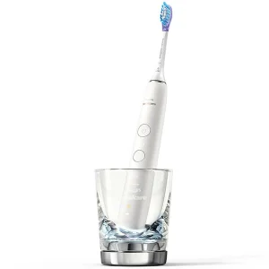 mode Vente flash 😍 Philips DiamondClean Smart 9400 White HX9917/88 – Brosse à Dents à Ultrasons 🛒 7