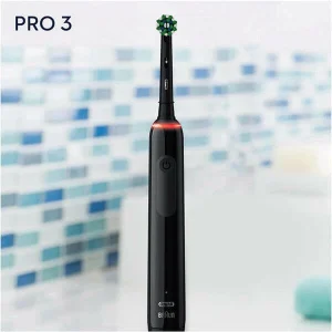 aux meilleurs prix Acheter 😉 Oral-B PRO 3 3000 Cross Action Black Ed. – Brosse à Dents électrique ⭐ 9