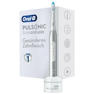 Meilleur prix 💯 Oral-B Pulsonic Slim Luxe 4000 Platinum – Brosse à Dents à Ultrasons 🔥 grande popularité 7