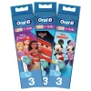 france Vente flash 🧨 Oral-B Brosses De Rechange Pour Radiateur Soufflant Pour Enfants Cars / Mickey/ Princess – Accessoires Soins Dentaires 🌟 7