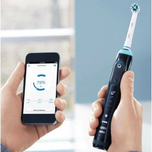 De gros ❤️ Oral-B GENIUS 10100S BLACK CH-EDITION – Brosse à Dents électrique 🤩 soldes de Noël 9