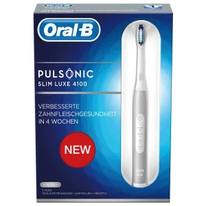 Bon marché ✨ Oral-B Pulsonic Slim Luxe 4100 Platinum – Brosse à Dents à Ultrasons 👏 Satisfait ou Remboursé 7