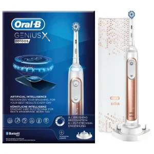 Offres 👏 Oral-B GeniusX S Rosegold – Brosse à Dents électrique 🤩 site soldes 9