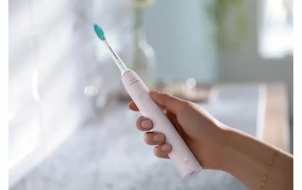 Budget 🥰 Philips Brosse à Dents Sonique Sonicare Series 2100 HX3651/11 Rose – Brosse à Dents électrique 🎁 mode 3