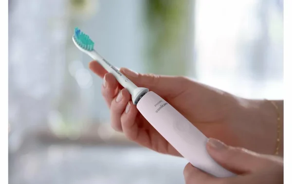 Budget 🥰 Philips Brosse à Dents Sonique Sonicare Series 2100 HX3651/11 Rose – Brosse à Dents électrique 🎁 mode 4