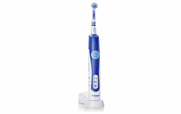 Le moins cher ⭐ Trisa Brosse à Dents Rotative Pro Clean Professional – Brosse à Dents électrique ⌛ mode 3