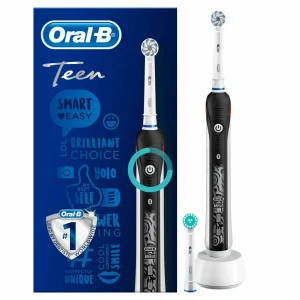 Acheter 🧨 Oral-B Brosse à Dents Rotative Teen Noir – Brosse à Dents électrique ⌛ Vente 7