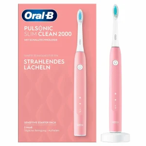 meilleur cadeau Acheter 💯 Oral-B Brosse à Dents Sonique Pulsonic Slim Clean 2000 Rose – Brosse à Dents électrique 👍 7