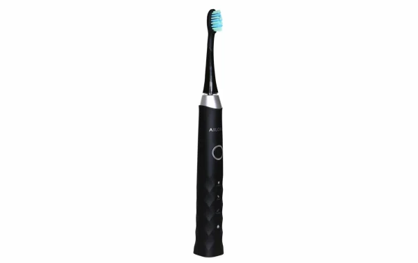 boutique en ligne Promo 🌟 Ailoria Brosse à Dents Sonique Shine Bright Noir, Chargeur USB Inclus – Brosse à Dents électrique 🔥 4