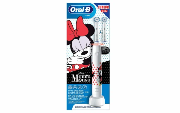 marque moins cher Remise ✨ Oral-B Brosse à Dents Rotative Junior Minnie Mouse – Brosse à Dents électrique 🥰 3