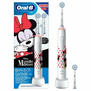 marque moins cher Remise ✨ Oral-B Brosse à Dents Rotative Junior Minnie Mouse – Brosse à Dents électrique 🥰 9