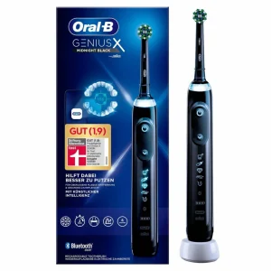 Livraison rapide Les meilleures critiques de 🎉 Oral-B Brosse à Dents Rotative Genius X Midnight Noir – Brosse à Dents électrique 👏 7