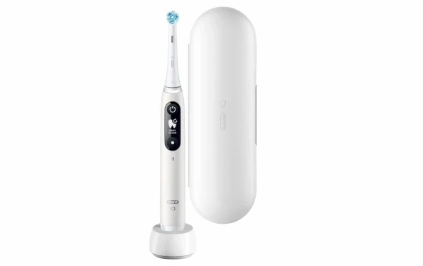 Retour Gratuit Remise 🎁 Oral-B Brosse à Dents à Micro Vibrations IO Series 6 Blanc – Brosse à Dents électrique 🎉 1