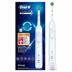 Livraison Standard/Rapide Offres 🔥 Oral-B Brosse à Dents Rotative Genius X White Blanc – Brosse à Dents électrique 🌟 7