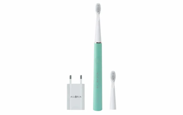 Paris Remise 🥰 Ailoria Brosse à Dents Sonique Pro Smile Vert – Brosse à Dents électrique 🤩 1