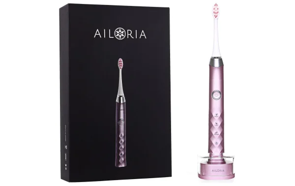 REMISE Remise ⌛ Ailoria Brosse à Dents Sonique Shine Bright Rose – Brosse à Dents électrique 🔥 1